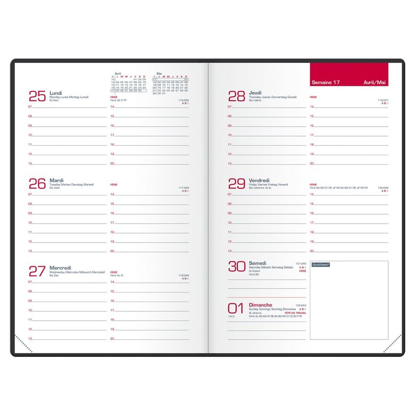 3147280181313-Agenda à élastique Oxford Genius - 1 semaine sur 2 pages - 10 x 15 cm - noir - Hamelin-P_400000636_2-1