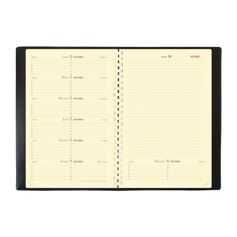 3371010448395-Agenda à spirale Soho Note 15S - 1 semaine sur 2 pages - 10 x 15 cm - rose - Quo Vadis-P_400000790_3-1