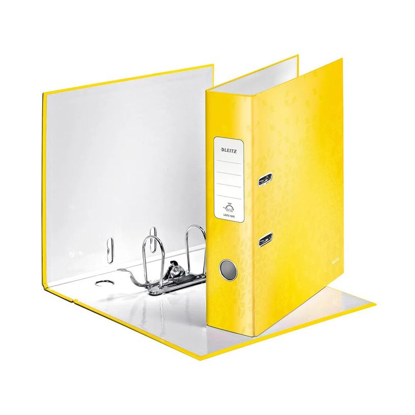 4002432120406-Leitz WOW - Classeur à levier 180° - Dos 80 mm - A4 - pour 600 feuilles - Carton pellicu-P_400000818_8-1