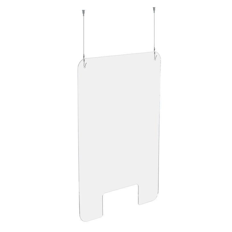 0404000015376-Exacompta - Vitre de protection à suspendre avec kit de fixation - 99 x 66 cm-P_400001537_3-1