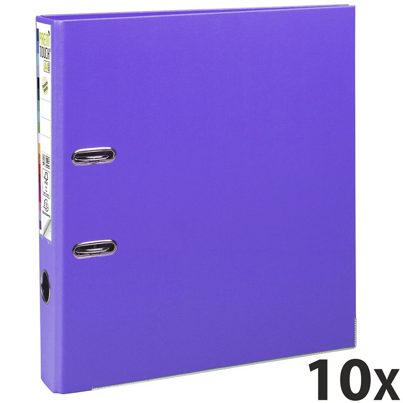3130631531578-Exacompta Prem'Touch - 10 Classeurs à levier - Dos 50 mm - A4 Maxi - pour 400 feuilles - -P_400001857_1-0