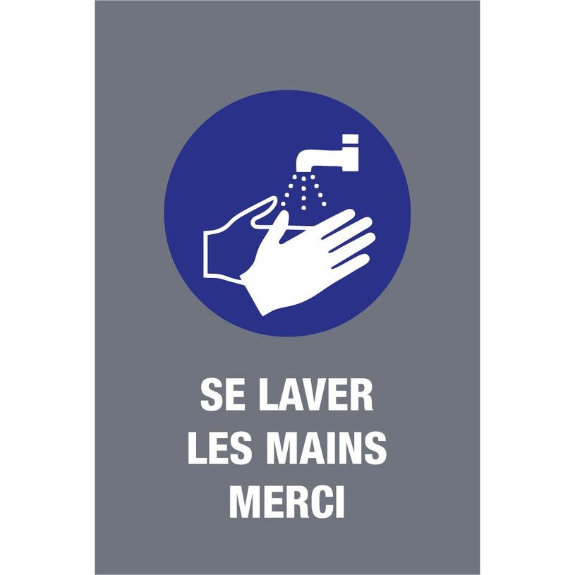 0404000019923-Novus Dahle - Tapis de distanciation sociale -  lavage main - 60 x 90 cm -  gris bleu-P_400001992_1-0