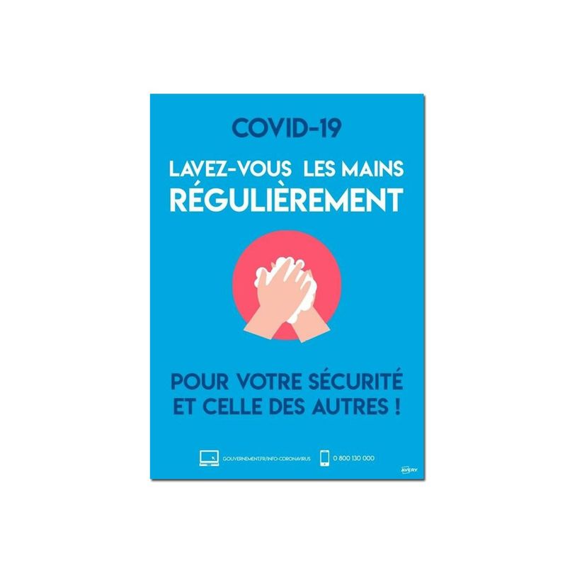5014702142277-Avery - Affiche de sécurité amovible A3 - lavez-vous les mains régulièrement-P_400002494_2-0