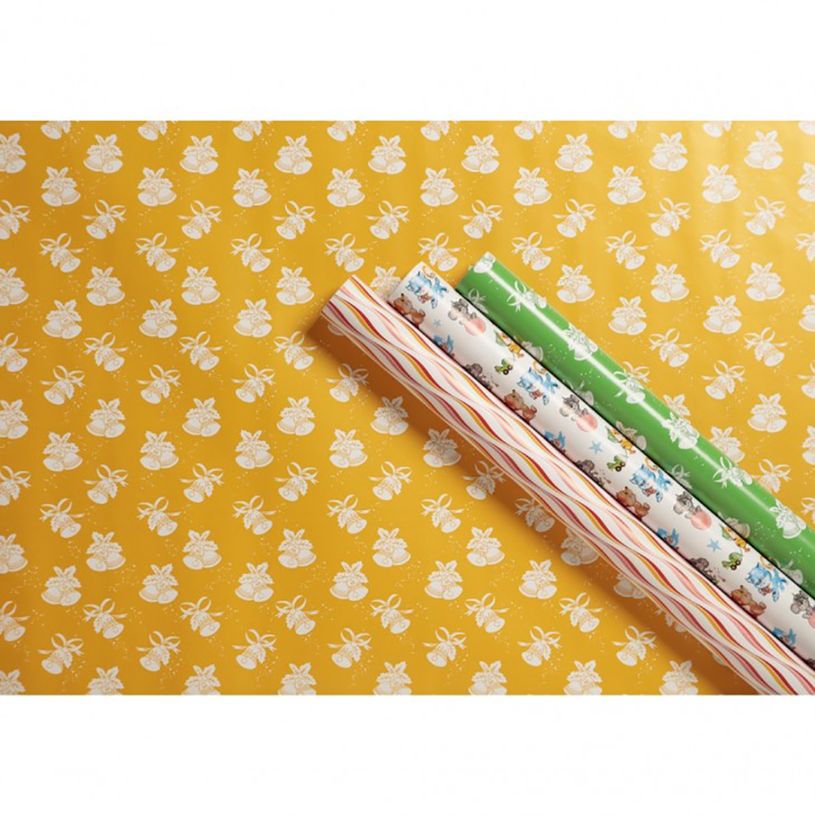 3329682020371-Clairefontaine Eurowrap - Papier cadeau - 70 cm x 2 m - 80 g/m² - différents motifs vint-P_400002948_1-0