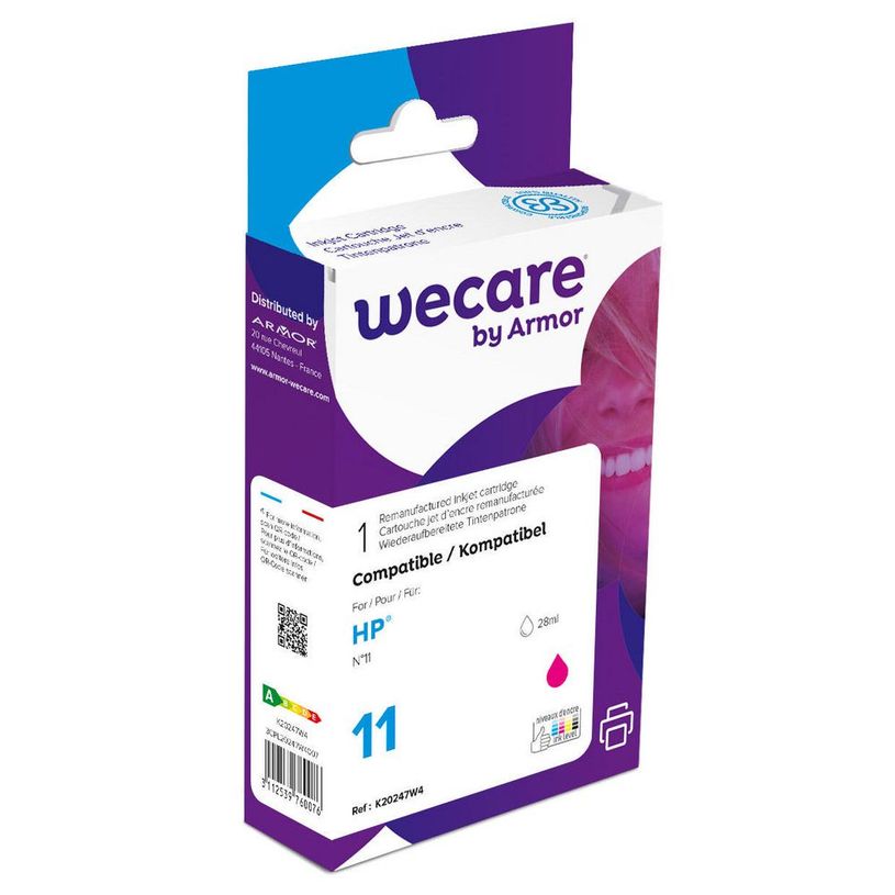 3112539760076-Cartouche compatible HP 11 - magenta - Wecare-P_400003158_1-0