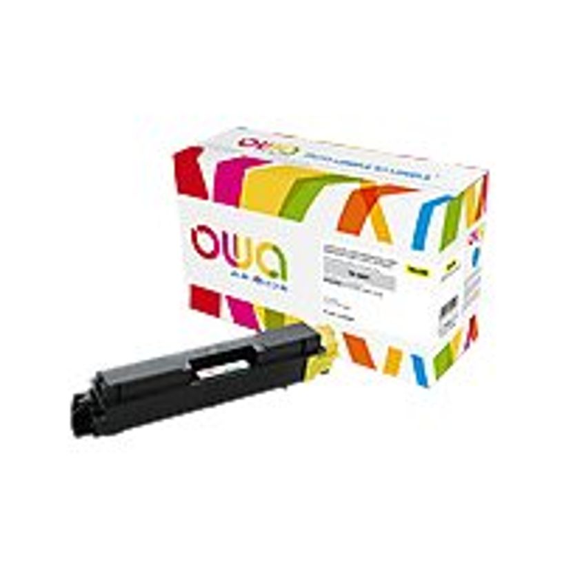 3112539605476-Cartouche laser compatible Kyocera TK-580 - jaune - Owa K15608OW-P_400003269_2-1