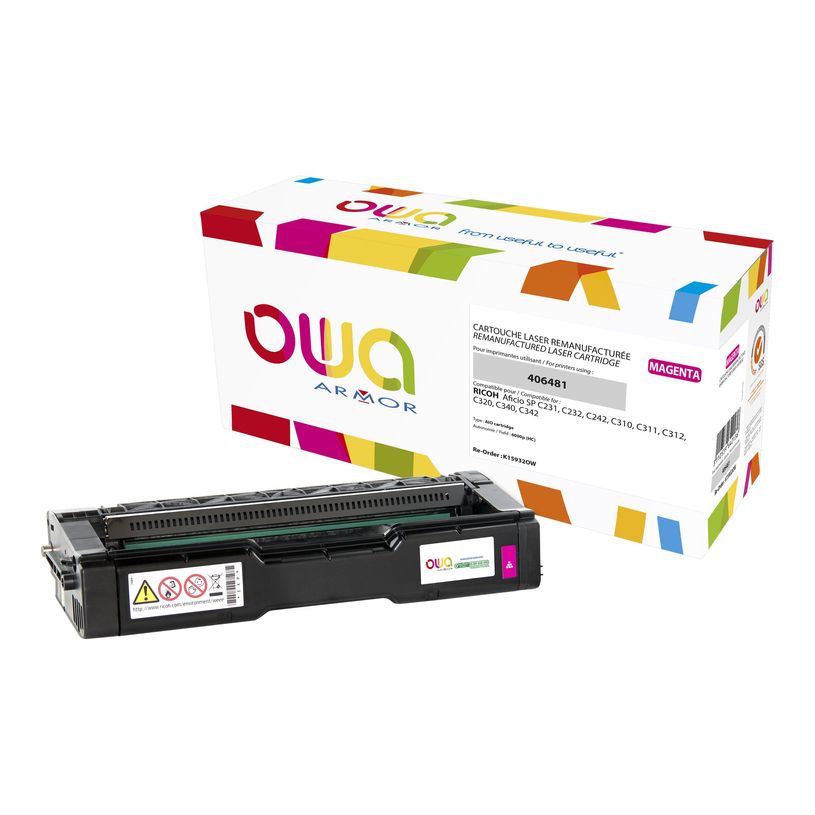 3112539642136-Cartouche laser compatible Ricoh 406481 - magenta - Owa K15932OW-P_400003281_1-0