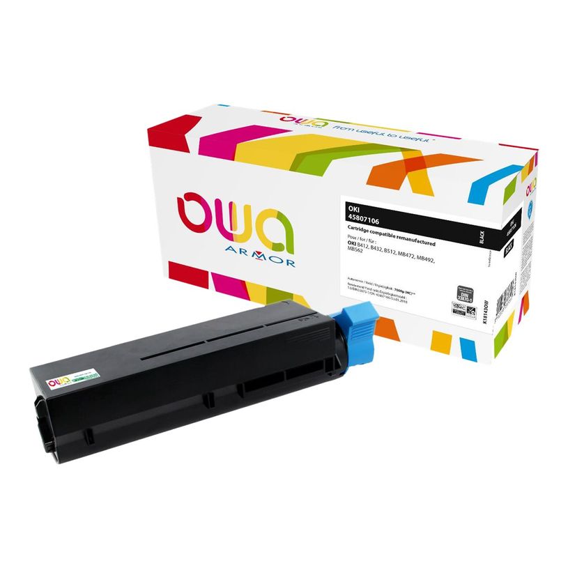 3112539737757-Cartouche laser compatible OKI 45807106 - noir - Owa K18143OW-P_400003290_1-0