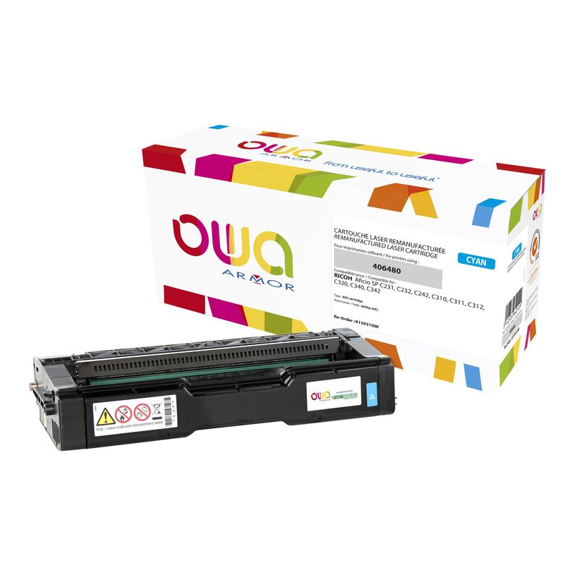 3112539642129-Cartouche laser compatible Ricoh 406480 - cyan - Owa K15931OW-P_400003874_1-0