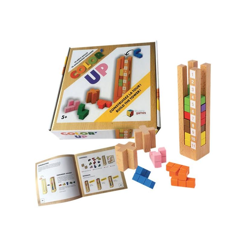 3760096461914-Riviera Games - Casse-tête en bois Color'Up-P_400004596_2-5