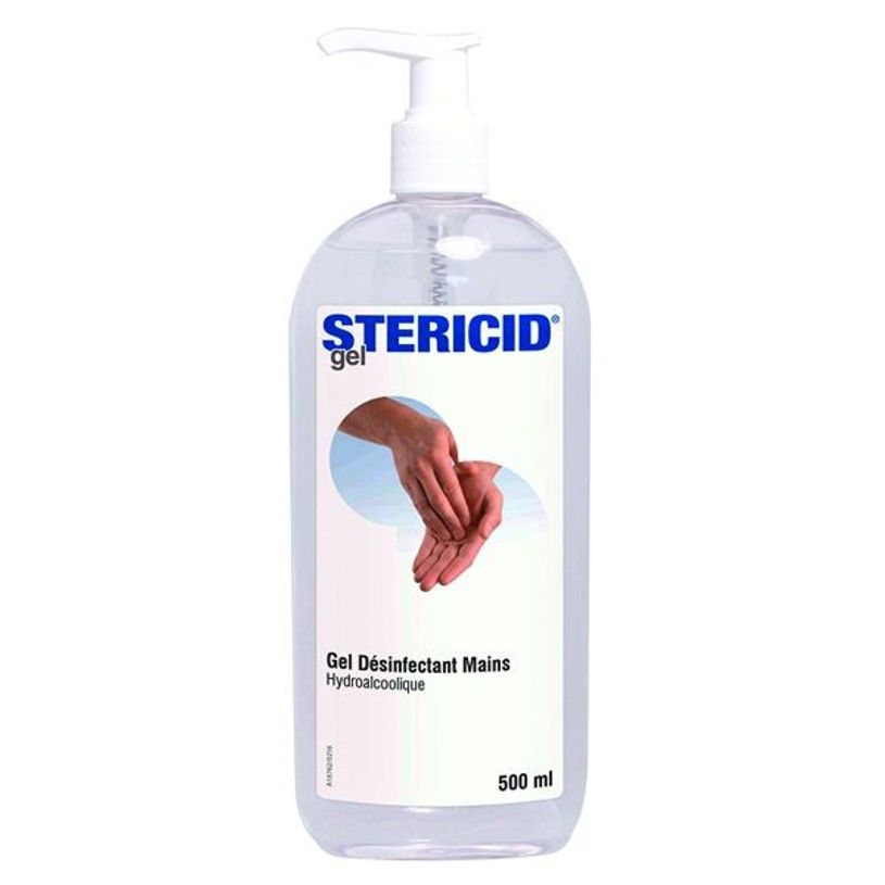 3615240312768-Gel hydroalcoolique Stericid - flacon pompe de 500 ml-P_400004932_1-0