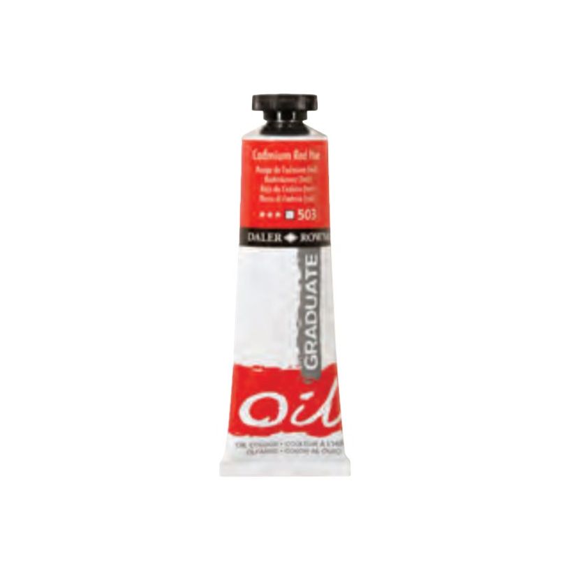 50807888-Daler-Rowney Graduate 618 - Peinture à huile - 38 ml - jaune cadium foncé-P_400005215_1-0