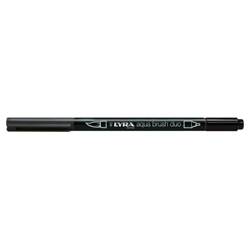 4084900610107-Lyra Aqua Brush Duo - Feutre pinceau double pointe - gris foncé chaud-P_400005334_1-0