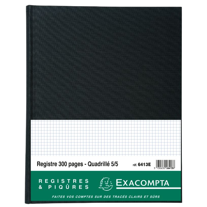 3130630064138-Exacompta - Registre 5x5 folioté - 32 x 25 cm - 300 pages-P_400005431_3-1