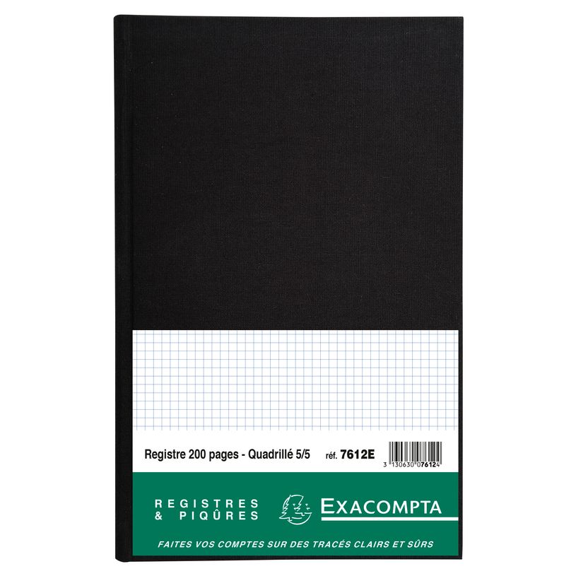 3130630076124-Exacompta - Registre 5x5 folioté - 32 x 19,5 cm - 200 pages-P_400005437_3-1