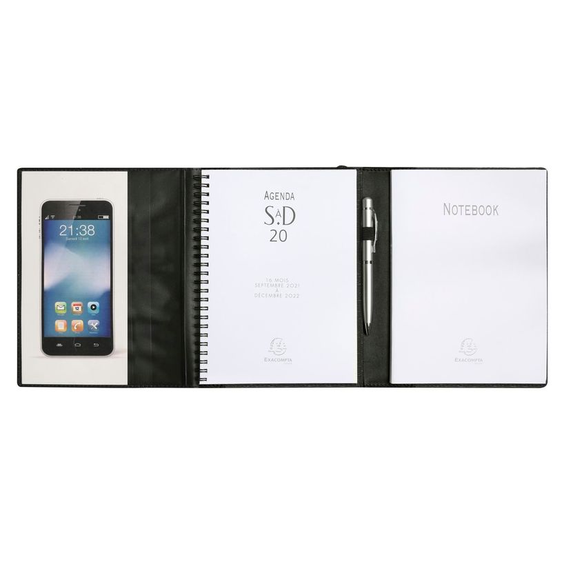 3660942072328-Agenda All in One - 1 semaine sur 2 pages - 16 mois - 15 x 21 cm - rose - Exacompta-P_400005853_5-4