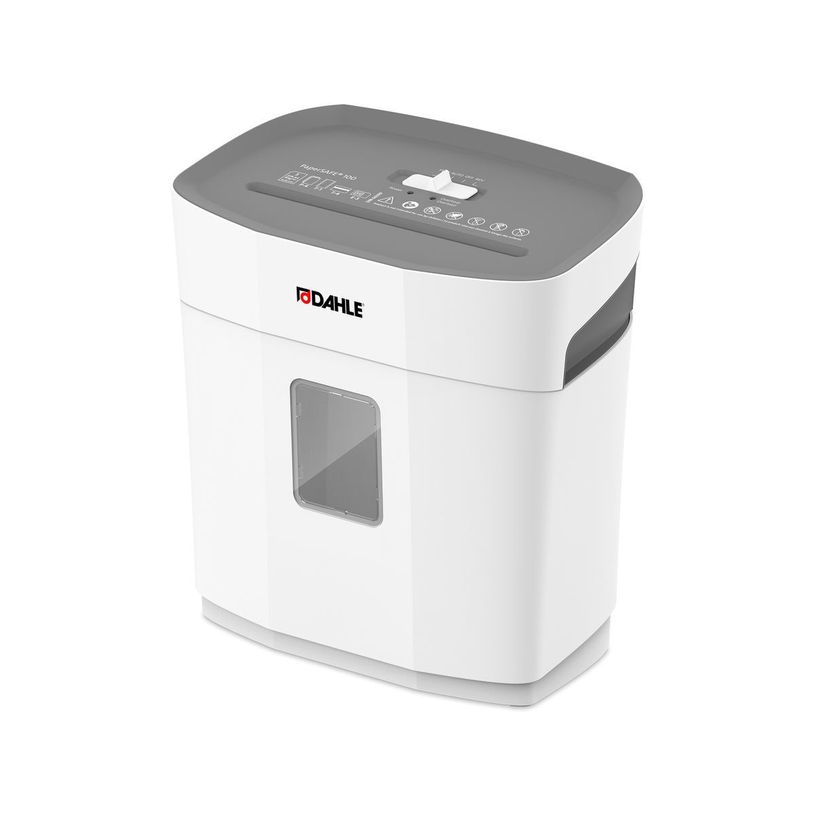 4009729074176-Dahle PaperSAFE 100 - destructeur de documents coupe croisée - 5 feuilles - Corbeille 12 -P_400007002_1-0