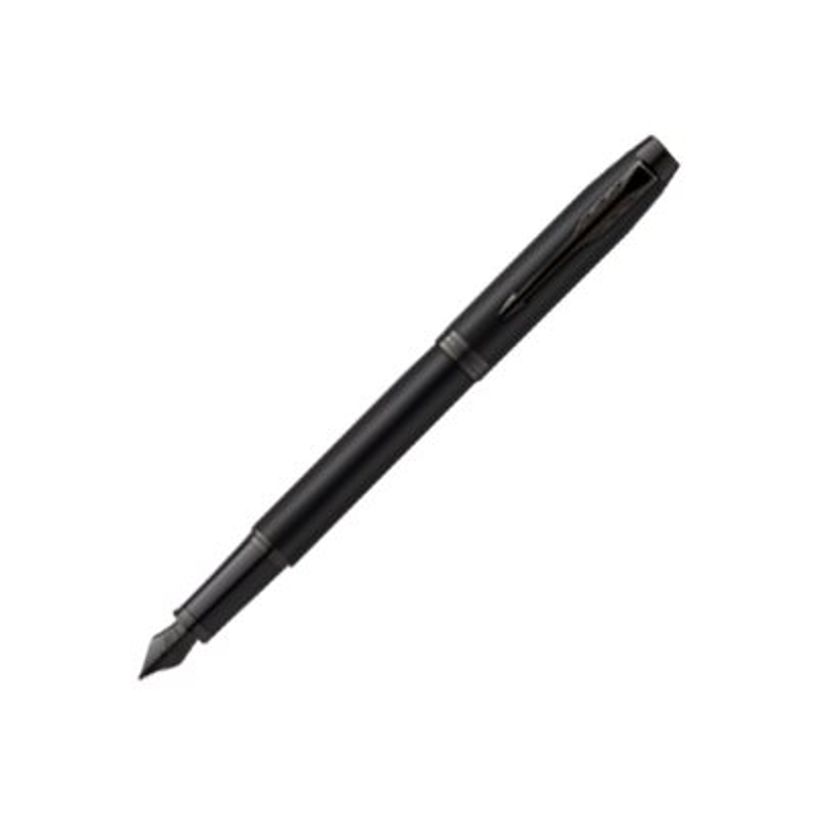 3026981277429-Parker IM Achromatic - Stylo plume noir mat - pointe moyenne-P_400007076_1-0