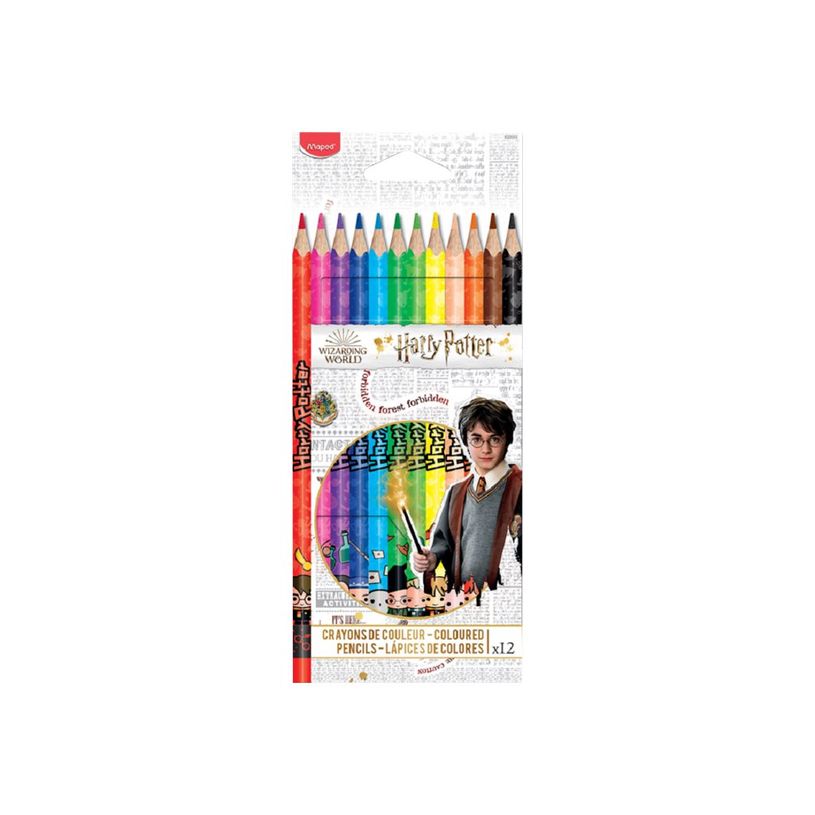 3154148320531-Maped Color'Peps Harry Potter - 12 Crayons de couleur - couleurs vives assorties-P_400008427_1-1