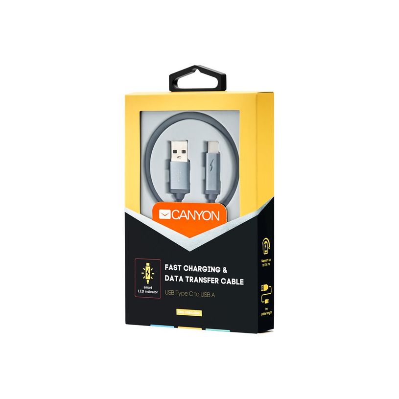 5291485004040-Canyon - câble USB / USB C avec indicateur LED - 1 m - gris-P_400008831_1-2