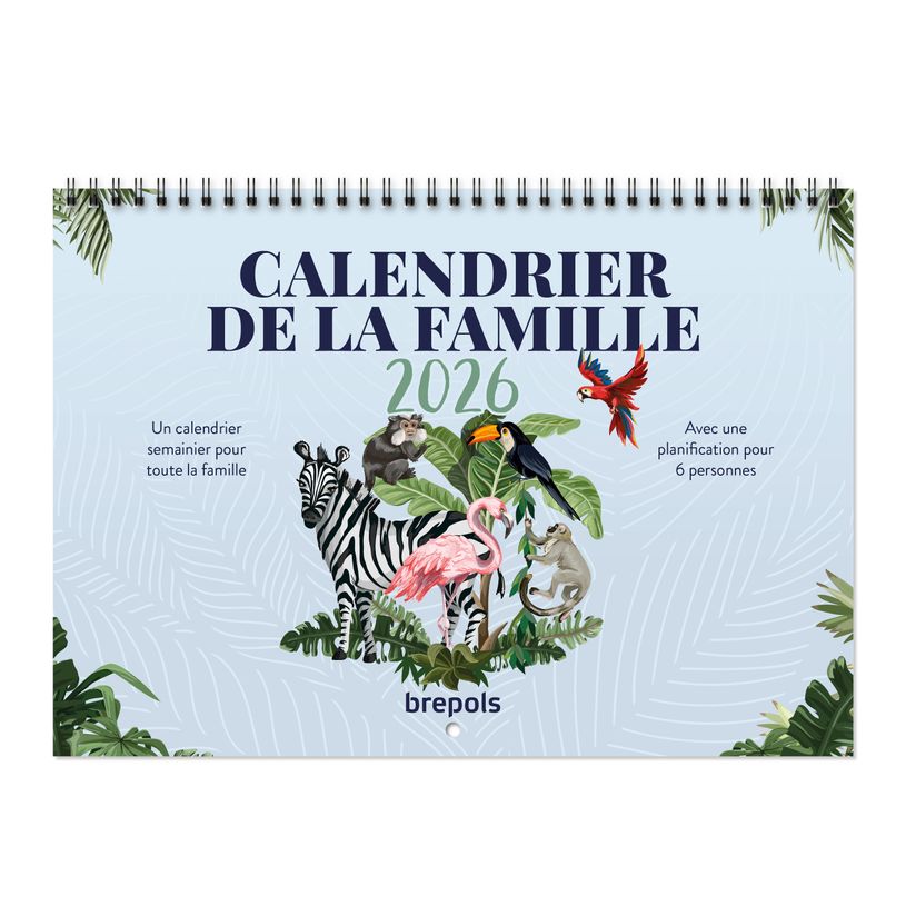 5412303376020-Brepols - Calendrier familial mensuel - 31 x 22 cm--0