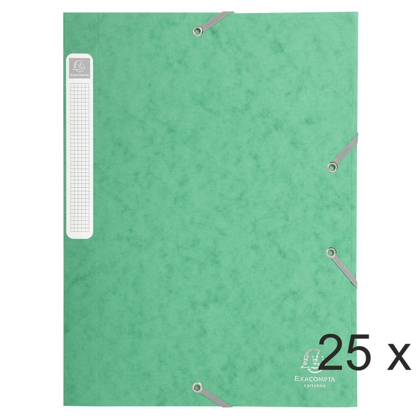 3141879031850-Exacompta - 25 Boîtes de classement en carte lustrée - dos 25 mm - vert (livrées à pla-P_400010536_1-0