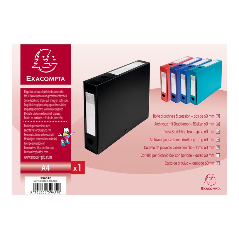 3130632596316-Exacompta - 10 Boîtes de classement à pression - dos 60 mm - noir - polypro-P_400010589_4-3