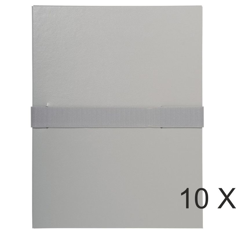 3130632006303-Exacompta - 10 Chemises extensibles 1 rabat à sangle scratch - gris-P_400011168_1-0