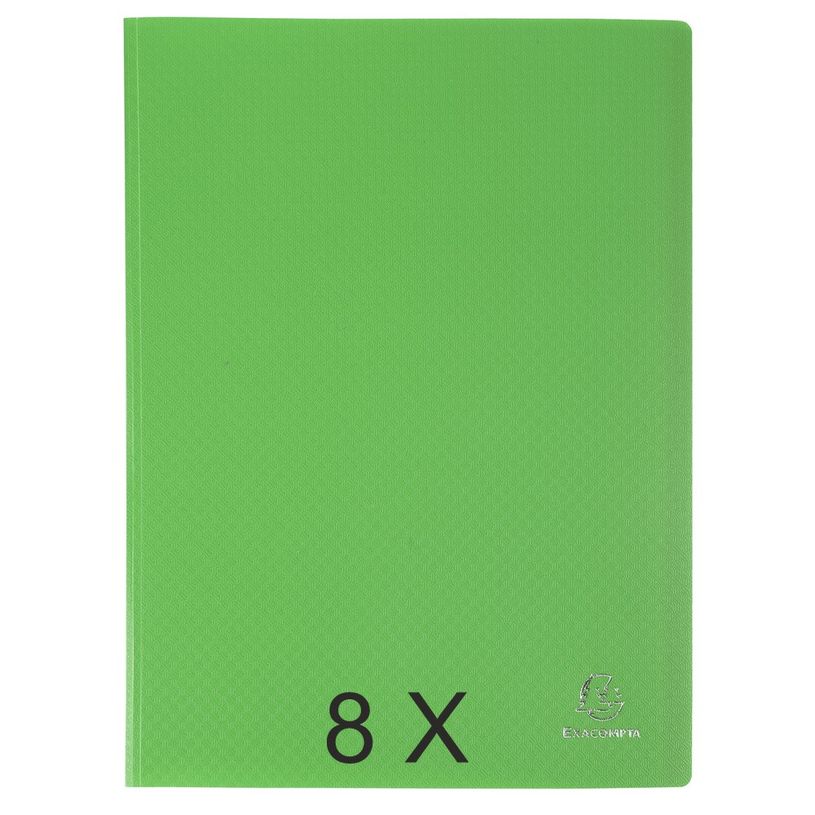 3130632088637-Exacompta Opak - 8 Porte vues - 120 vues - A4 - vert clair-P_400011744_1-0