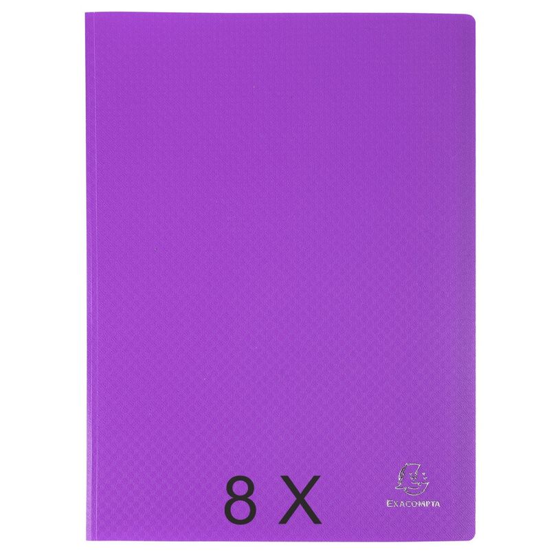 3130632881160-Exacompta Opak - 8 Porte vues - 200 vues - A4 - violet-P_400011763_1-0
