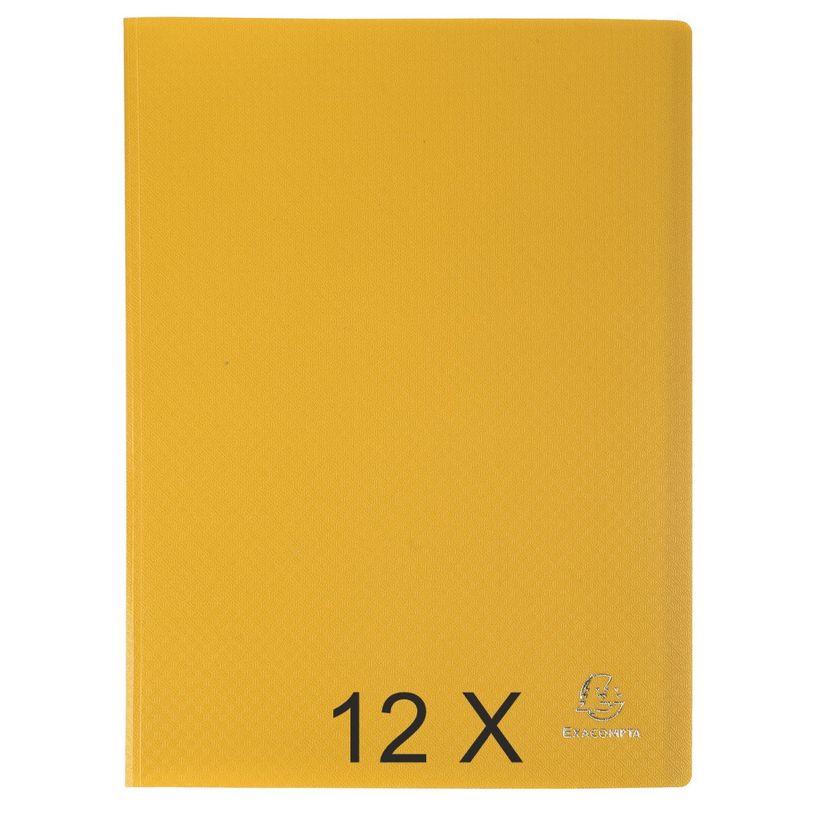 3130632085490-Exacompta Opak - 12 Porte vues - 80 vues - A4 - jaune-P_400011786_1-0