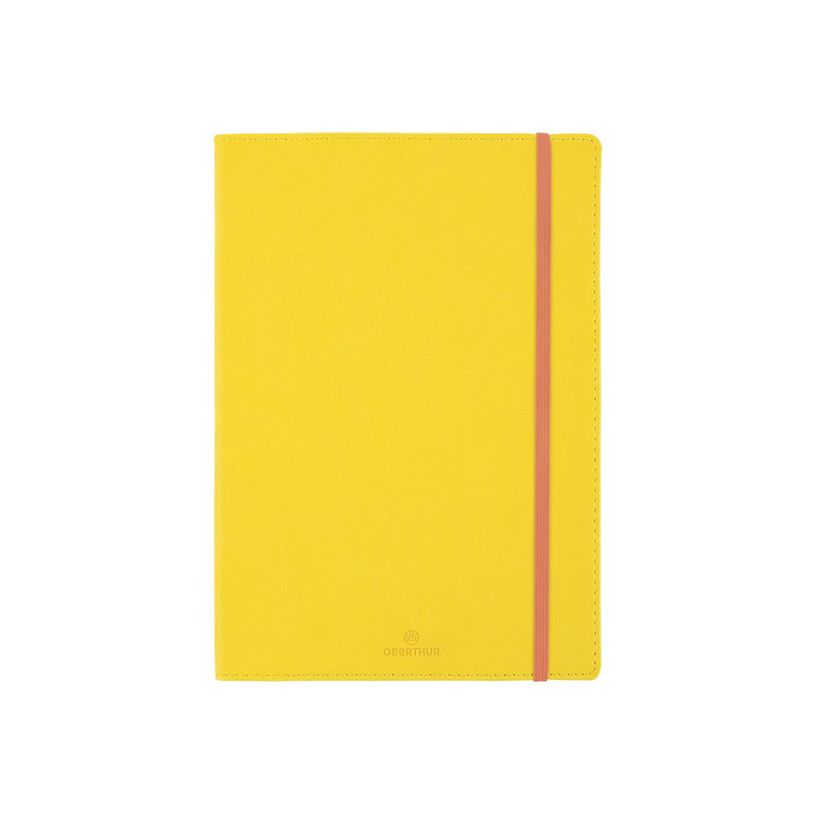 3108725881618-Oberthur Carmen - Carnet de notes souple A5 - ligné - 200 pages - jaune-P_400013813_1-0