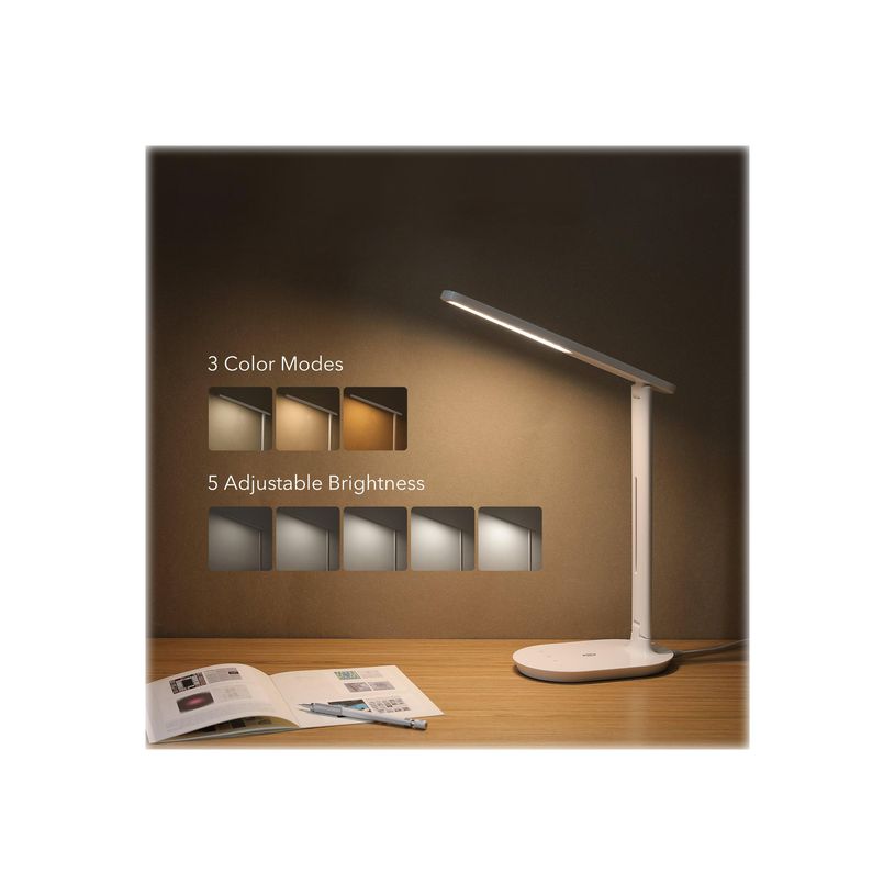 6972103469098-TAOTRONICS TT-DL064 - Lampe de bureau LED - 3 couleurs - 5 niveaux de luminosité - blanc-P_400014439_1-1