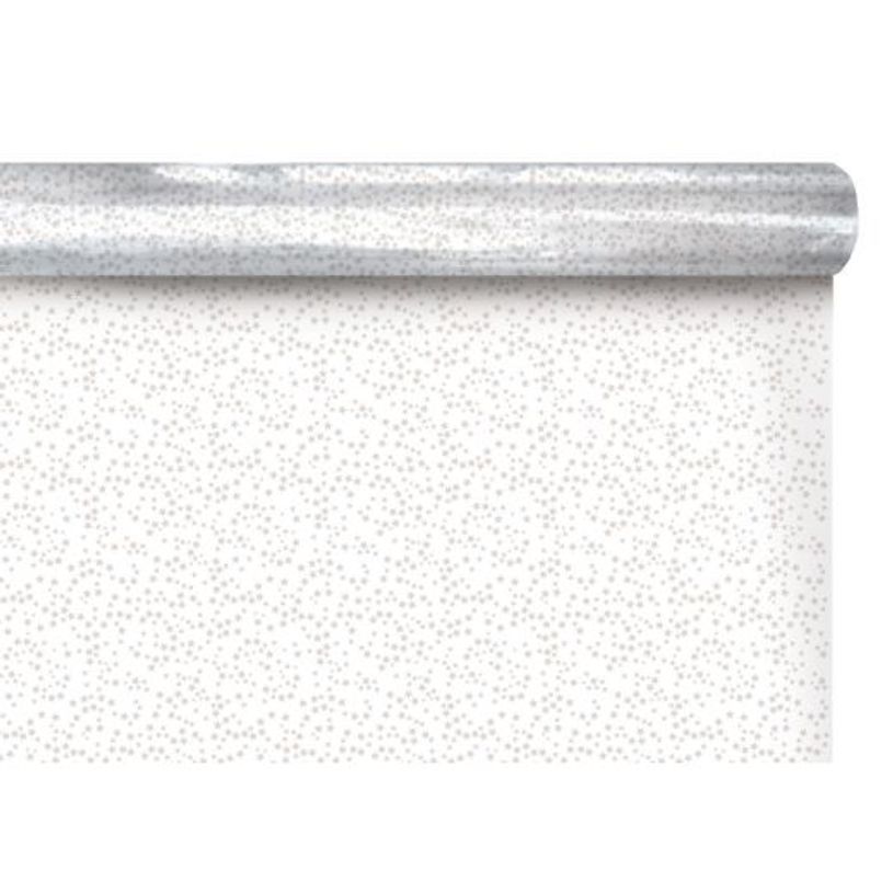 0404051104388-Créastyl imprimés - Papier cadeau - film polypro étoiles blanches - 50 cm x 120 m-P_405110438_1-0