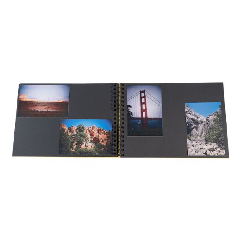 3130630150077-Exacompta Milano - Album photos 32 x 22 cm - 50 pages - jaune-P_405110524_5-3