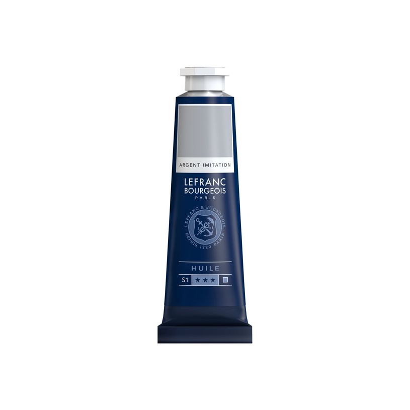 3013648100480-Lefranc Bourgeois - Peinture à l'huile - argentée - 40 ml-P_405111437_2-0