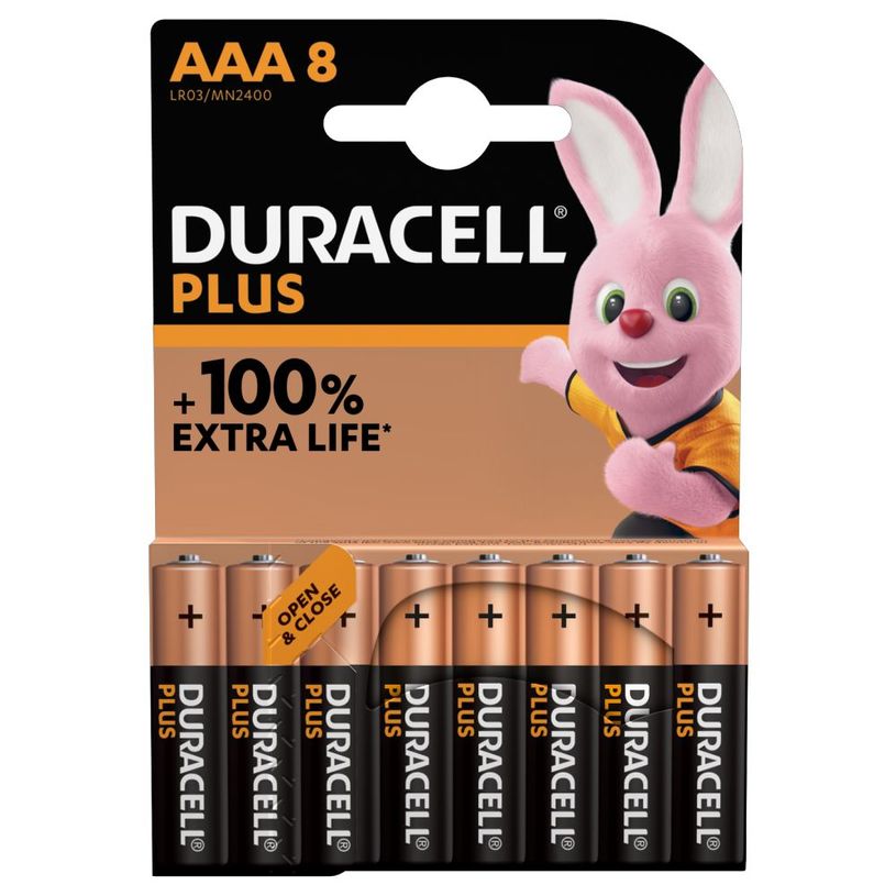 5000394141179-DURACELL 100% Plus - 8 piles alcalines - AAA LR03-P_405111835_1-0