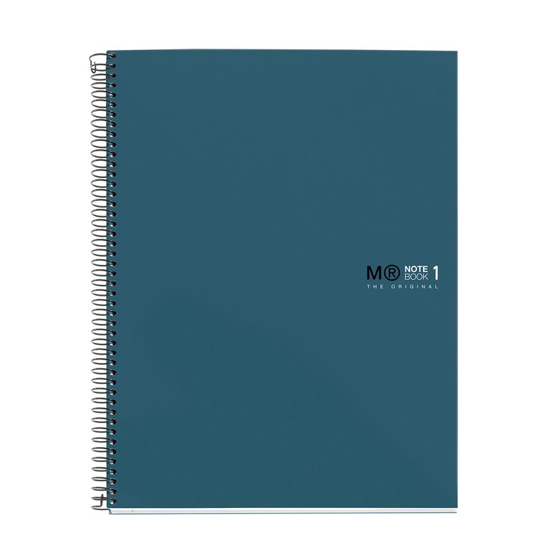 8422593465899-THE ORIGINAL NOTEBOOK, couverture rigide, A5, quadrillage 5x5 mm, 80 feuilles de 1 couleurs, Miquelrius--0