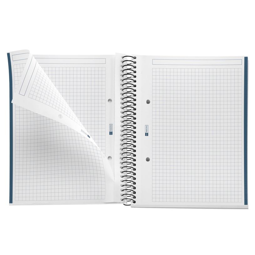 8422593465899-THE ORIGINAL NOTEBOOK, couverture rigide, A5, quadrillage 5x5 mm, 80 feuilles de 1 couleurs, Miquelrius--2
