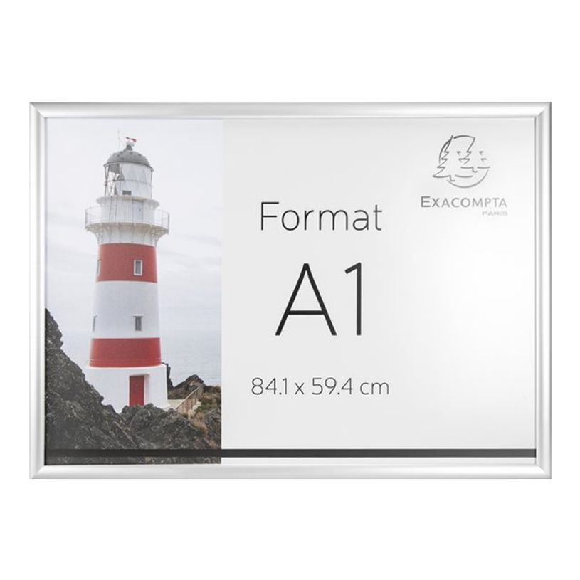9002493104815-Exacompta Office cadre - Cadre mural clipsable pour A1 - aluminium/cristal-P_405112087_4-3