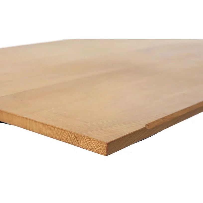 3760350281081-Bureau électrique UGO - L140x80cm - pieds blancs - plateau imitation chêne Stone-P_405113026_5-4
