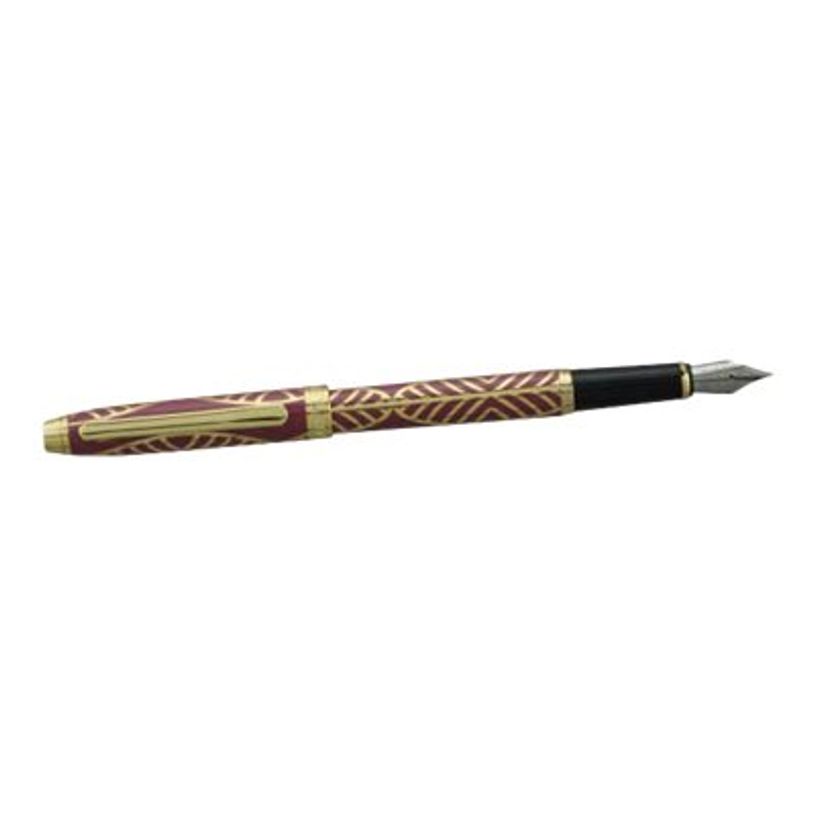 3219918242656-Enzo Varini Taormina XL Gioiello - Stylo plume - lie de vin-P_405113218_1-0