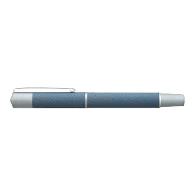 3219911740227-Daniel Hechter Media Relief - Stylo plume - micro-gravure bleu et attributs satinés-P_405113284_1-0