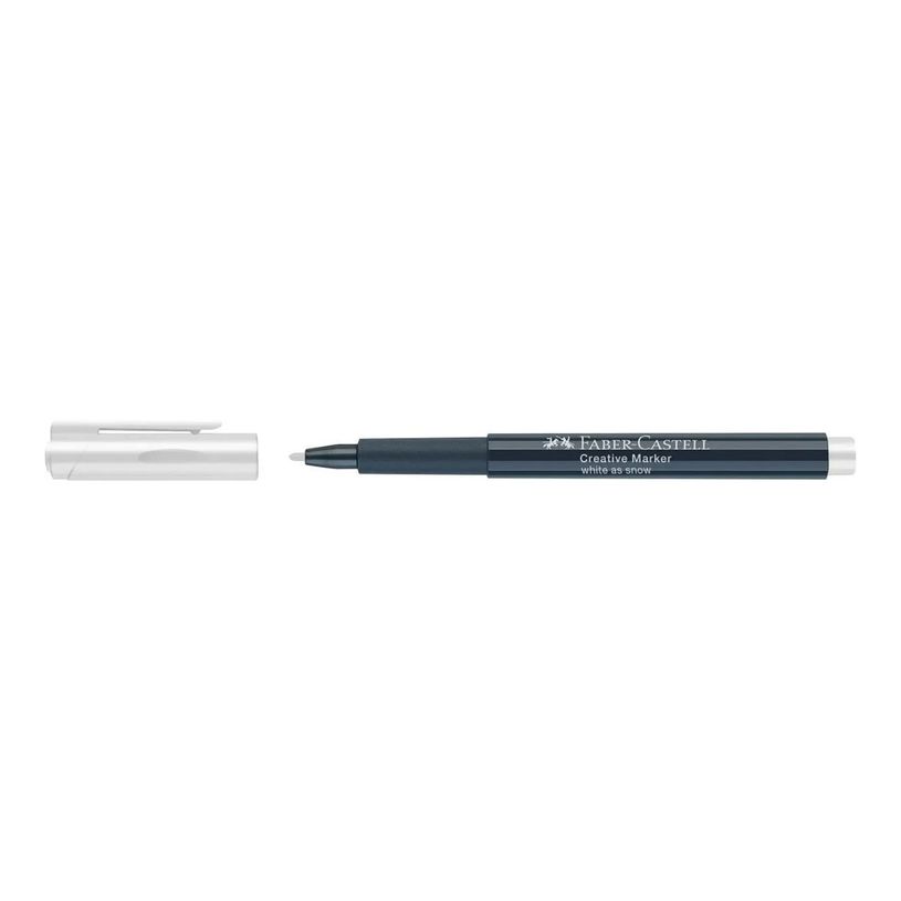 4005401607014-Faber-Castell Creative - Crayon-feutre - encre à l'eau - 1,5 mm - blanc-P_405113648_1-0