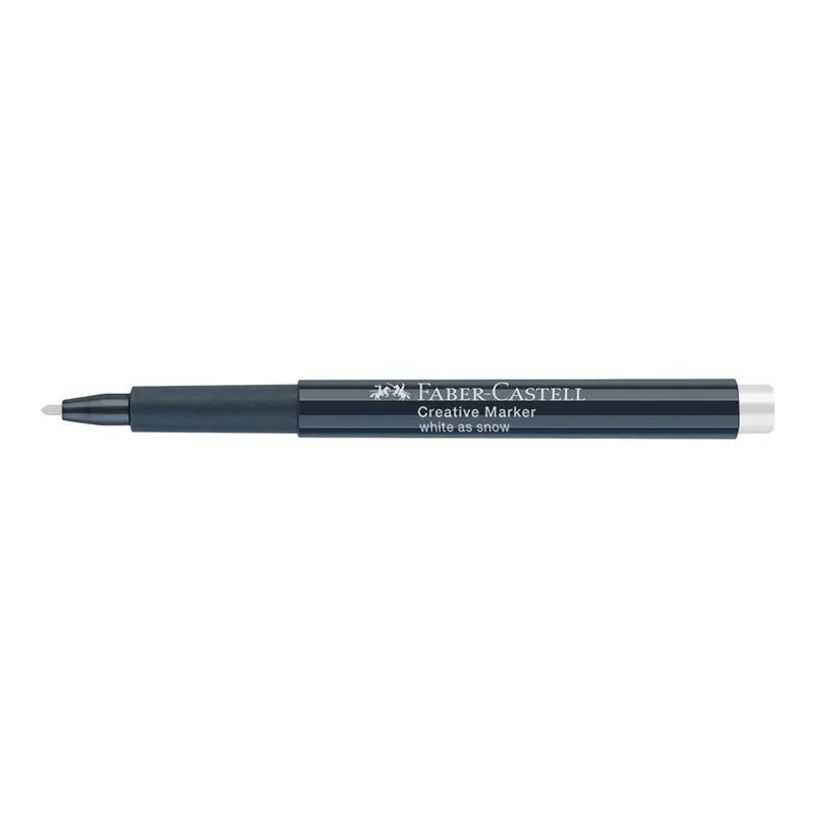 4005401607014-Faber-Castell Creative - Crayon-feutre - encre à l'eau - 1,5 mm - blanc-P_405113648_3-1