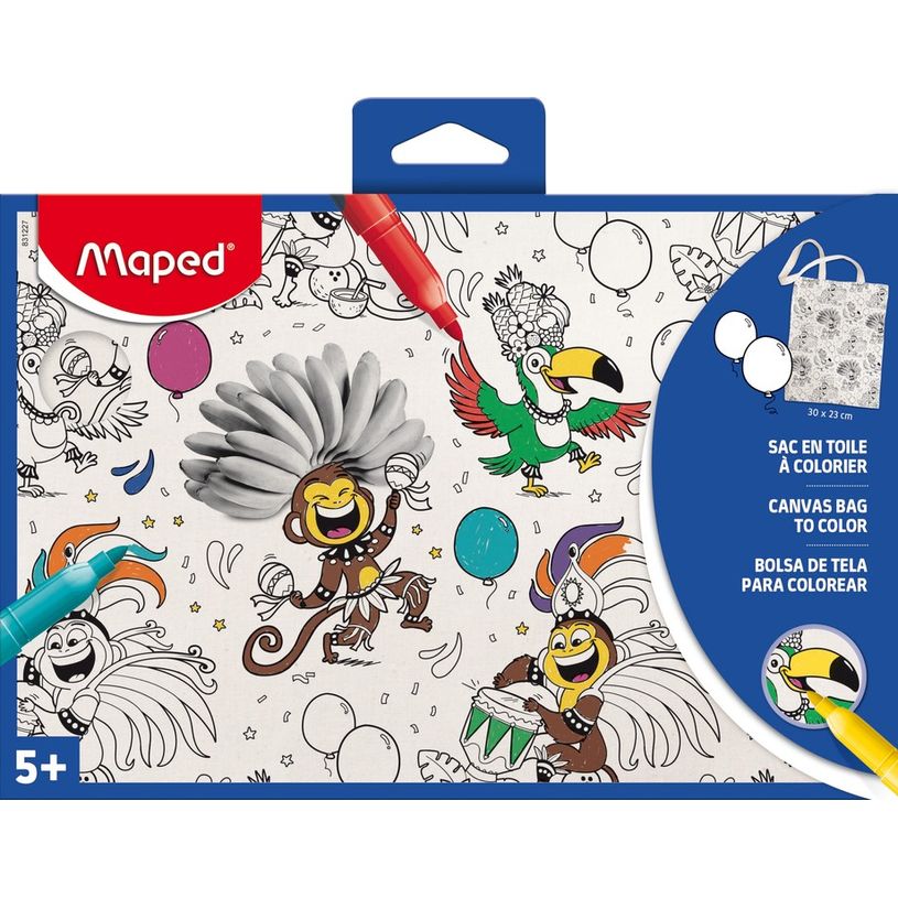 3154148312277-Maped - Sac à toile à personnaliser - disponible dans différentes couleurs-P_405113754_1-0