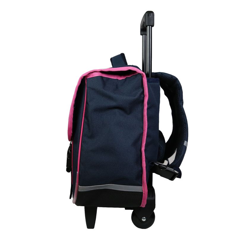 3666311007557-Cartable à roulettes Phileas 38 cm - 2 compartiments - arc-en-ciel - Bagtrotter-P_405114052_2-1