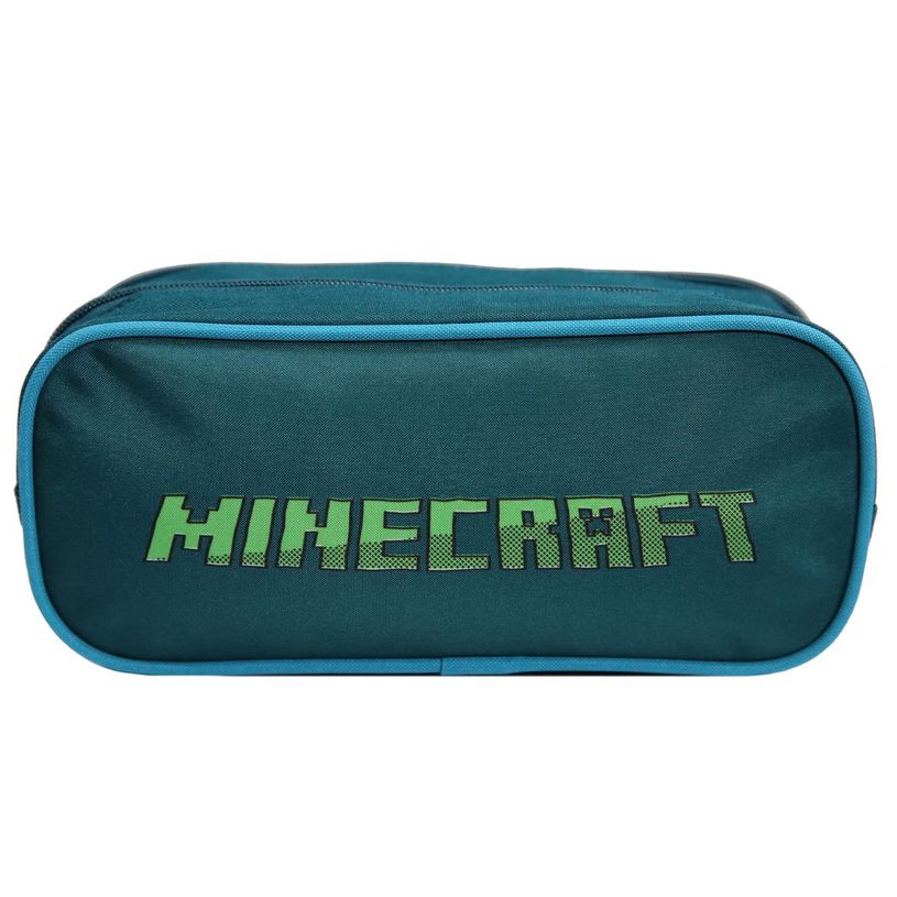 3666311006444-Trousse rectangulaire Minecraft - 2 compartiments - vert - Bagtrotter-P_405114081_3-2