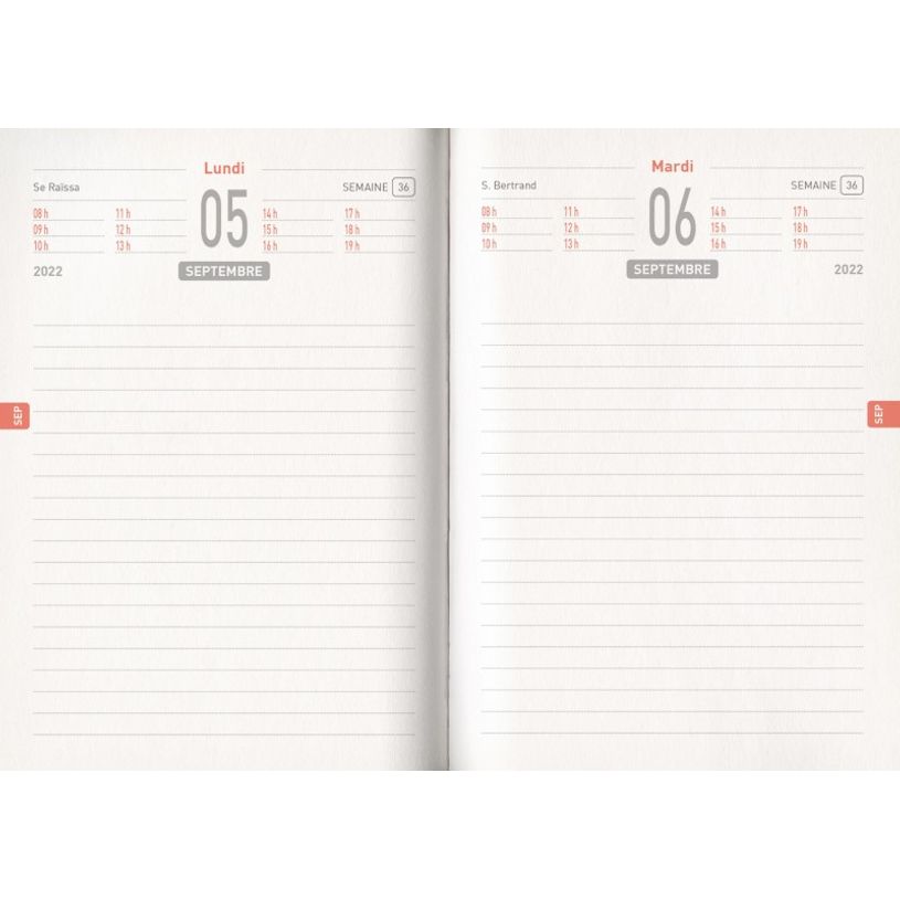 3592930019438-Agenda Techno - 1 jour par page - 12,5 x 17,5 cm - gris - Bouchut-P_405114232_5-1