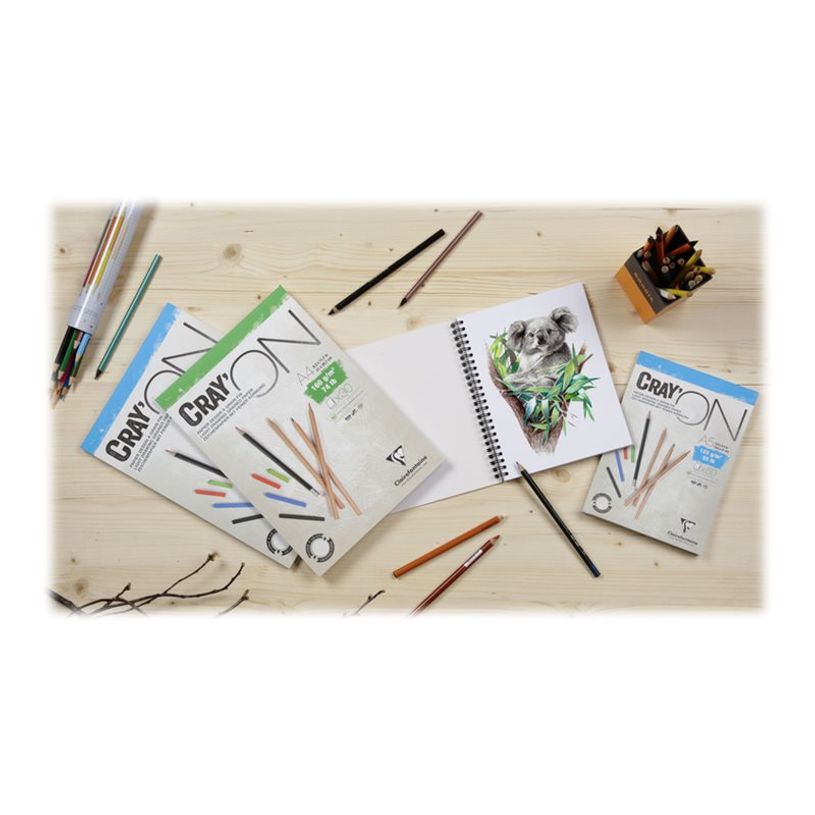 3329689750271-Clairefontaine Cray'On - Bloc papier à dessin - A4 - 30 feuilles-P_405114366_2-1